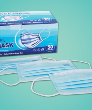 DISPOSABLE 3 PLY FACE MASK
